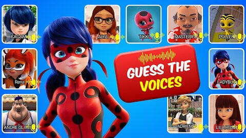 Who’s Behind the Voice? 🎤 | Miraculous Ladybug Quiz