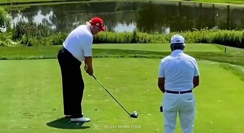 Damn, Trump is as good at golf as he is International Diplomacy and trade wars!