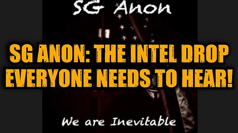 SG Anon: The Intel Drop Everyone Needs to Hear!