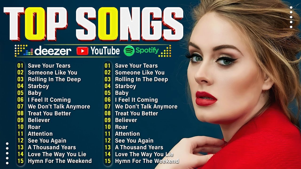 Top 50 Billboard Hits This Week 🎵 Adele, The Weeknd, Bruno Mars, Ed Sheeran, Rihanna, Dua Lipa