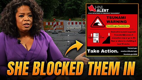 Oprah SLAMMED for Blocking Her Private Hawaiian Road During Tsunami Evacuation: 'Selfish!'