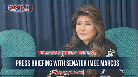 LIVE: Press briefing with Senator Imee Marcos | August 7, 2025