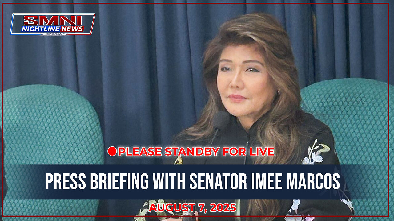LIVE: Press briefing with Senator Imee Marcos | August 7, 2025