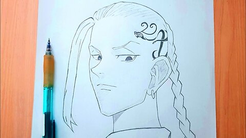 how to draw Draken from Tokyo Revengers ｜ drawing draken