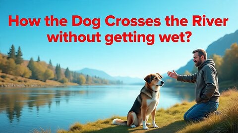 A Man Calls His Dog Across a River: No Boat, No Bridge, No Wet Paws! Can You Solve This Riddle?