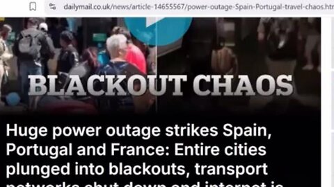 BLACKOUT! MASSIVE POWER OUTAGE HITS WESTERN EUROPE AS EVERYTHING GOES DOWN (prayers needed)