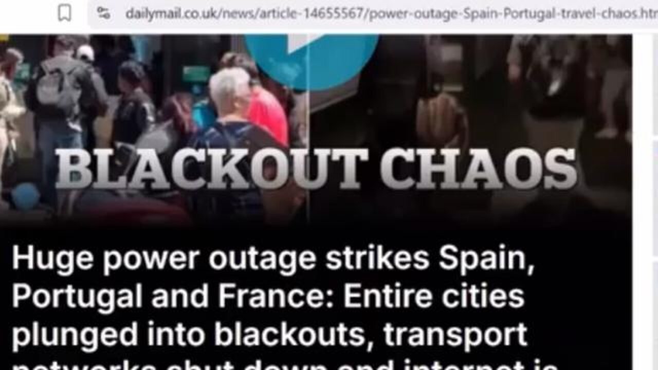 BLACKOUT! MASSIVE POWER OUTAGE HITS WESTERN EUROPE AS EVERYTHING GOES DOWN (prayers needed)