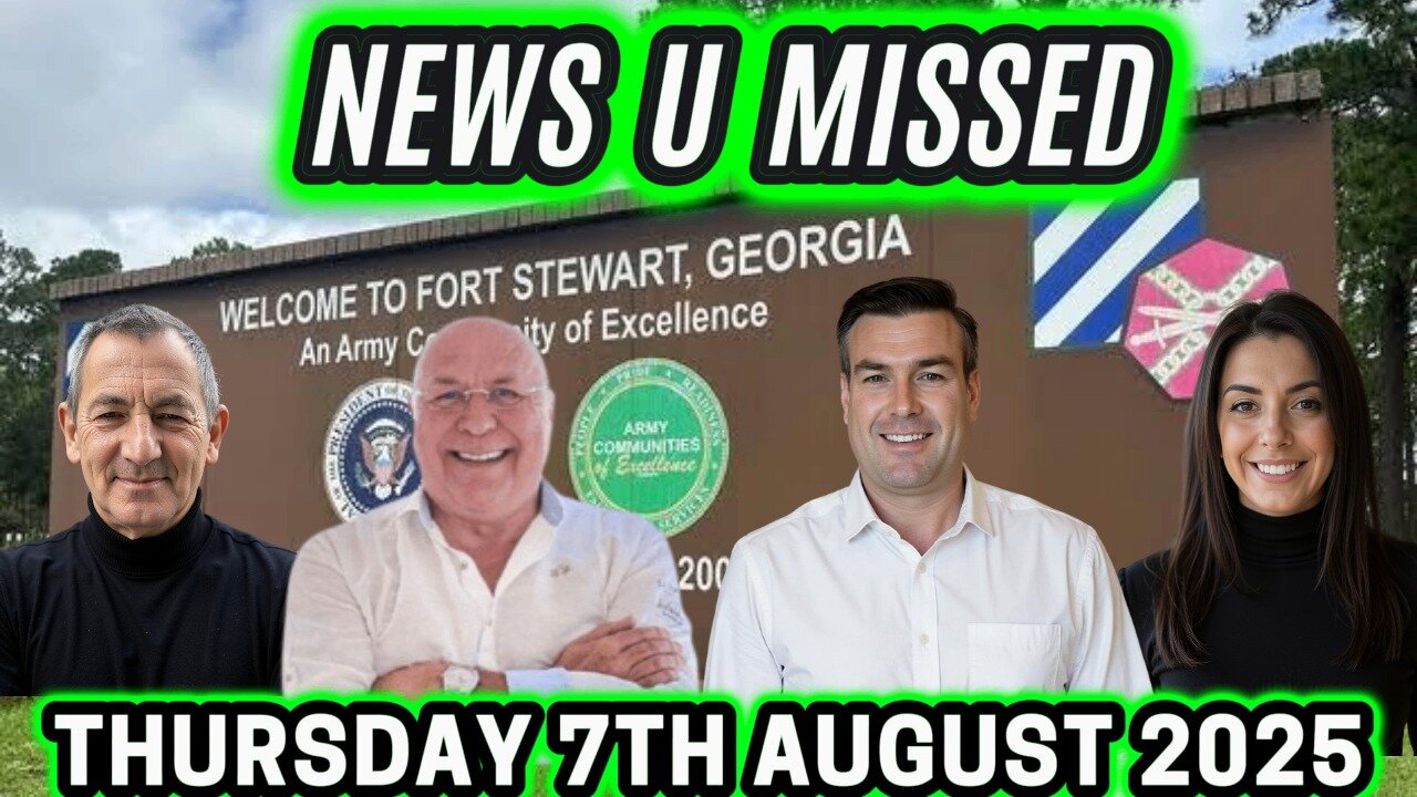 CHARLIE WARD DAILY NEWS WITH CHARLIE WARD & PAUL BROOKER THURSDAY 7TH AUGUST 2025