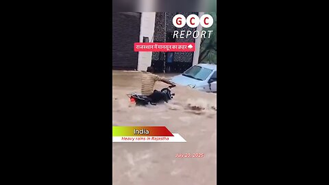 #India #Rajasthan #flood #heavyrain #naturaldisaster #destruction #anomaly #weather #climatechange