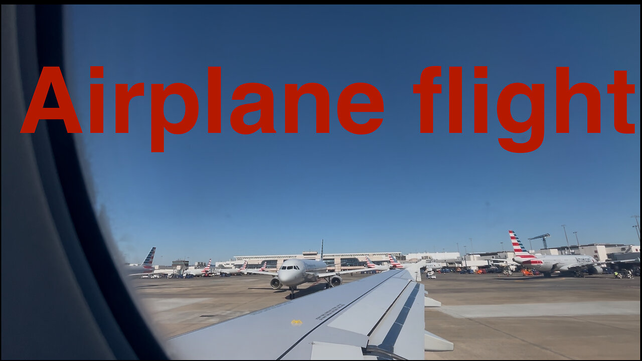 Takeoff in CLT (A320)