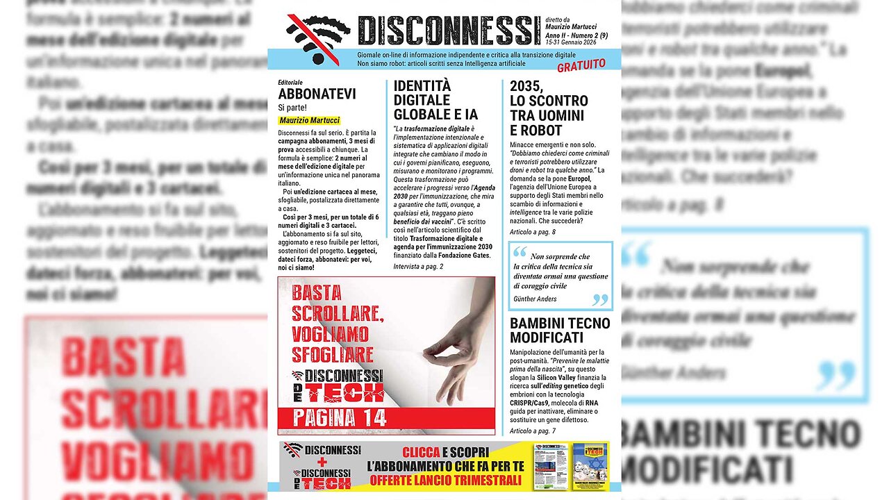 DISCONNESSI: lo scontro tra uomini e robot