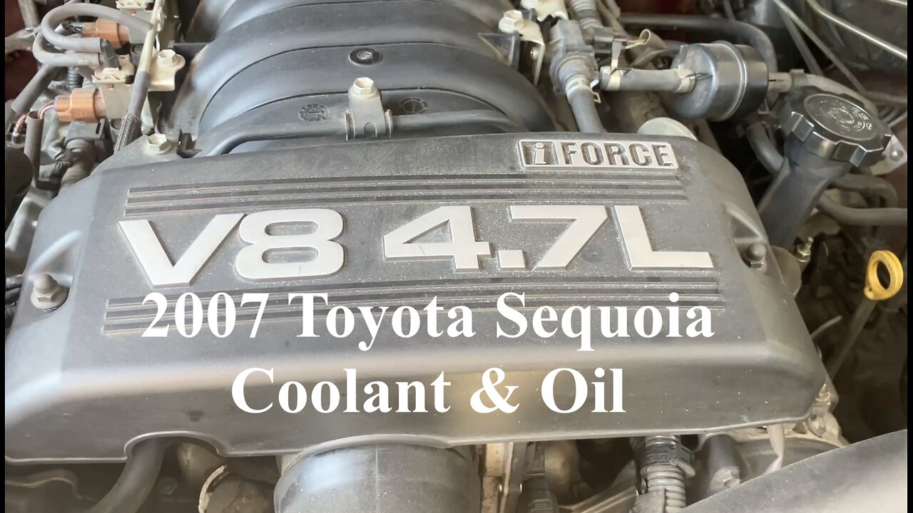 2007 Toyota Sequoia & Tundra Coolant Change and Oil Change