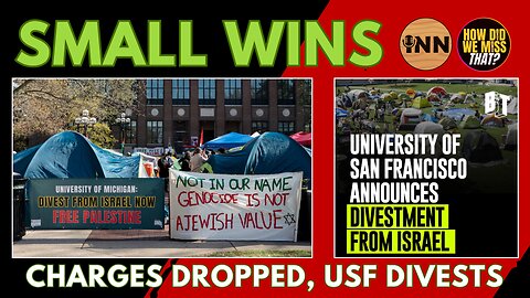 Felony Charges DROPPED vs U of Michigan Students - USF Divests: A Couple Small Wins | @GetIndieNews