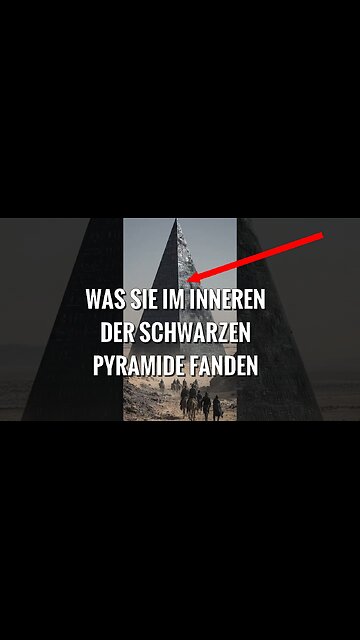 Im Sudan wurde eine schwarze Pyramide entdeckt, in ihr eine Maschine die keiner erklären kann