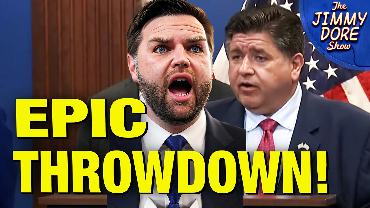 JD Vance & Illinois Governor JB Pritzker TRADE INSULTS!