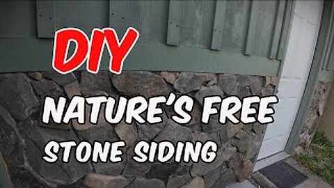 DIY Natural Stone Veneer Siding How To Video