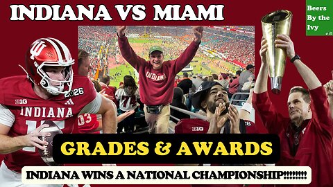 Indiana National Championship Grades & Awards | Indiana vs Miami Football