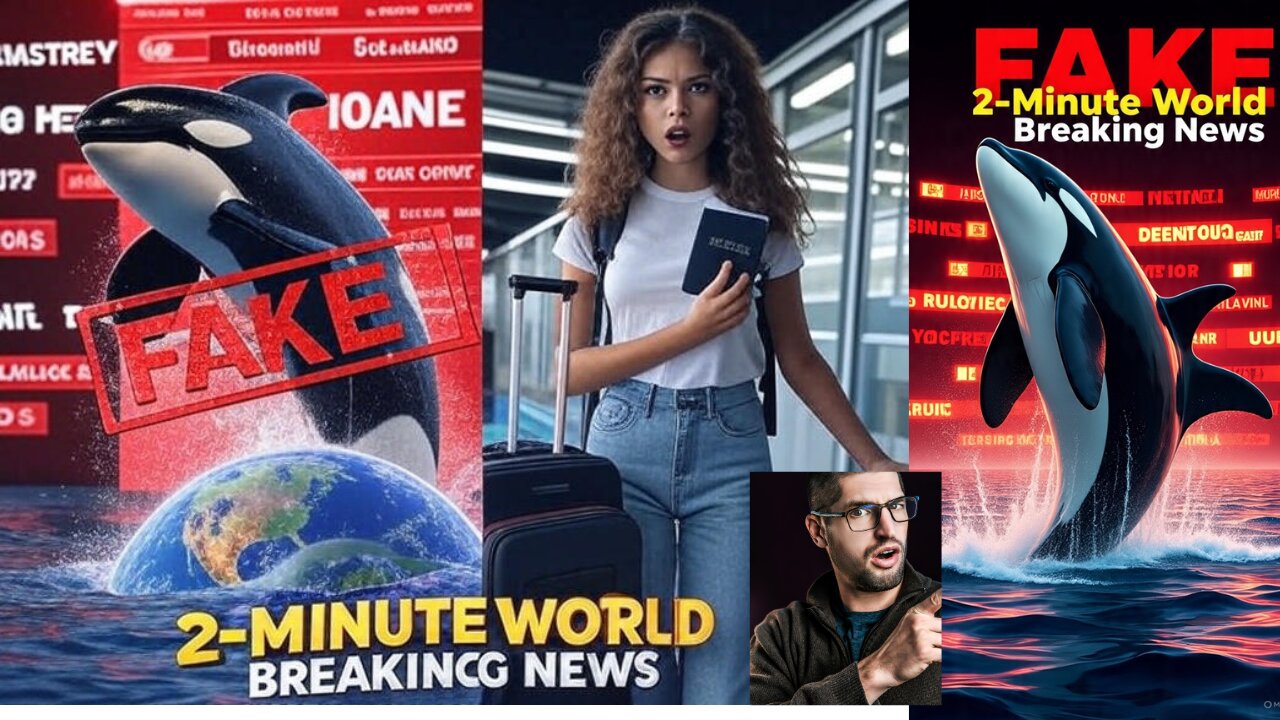 Minute World Breaking News: Viral Orca Hoax, AI Travel Fail & Global Library Summit!