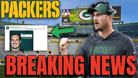 🔴 BREAKING: Packers Lose Key Offensive Coach To The Eagles! Can They Replace Him?