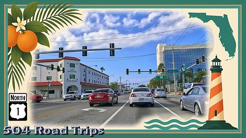 Road Trip #1177 - US-1 N - Florida Mile 324.7-337.2 | Palm Bay / Melbourne