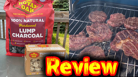 Royal Oak Tumbleweed Fire Starter and 100% Natural Lump Charcoal Review