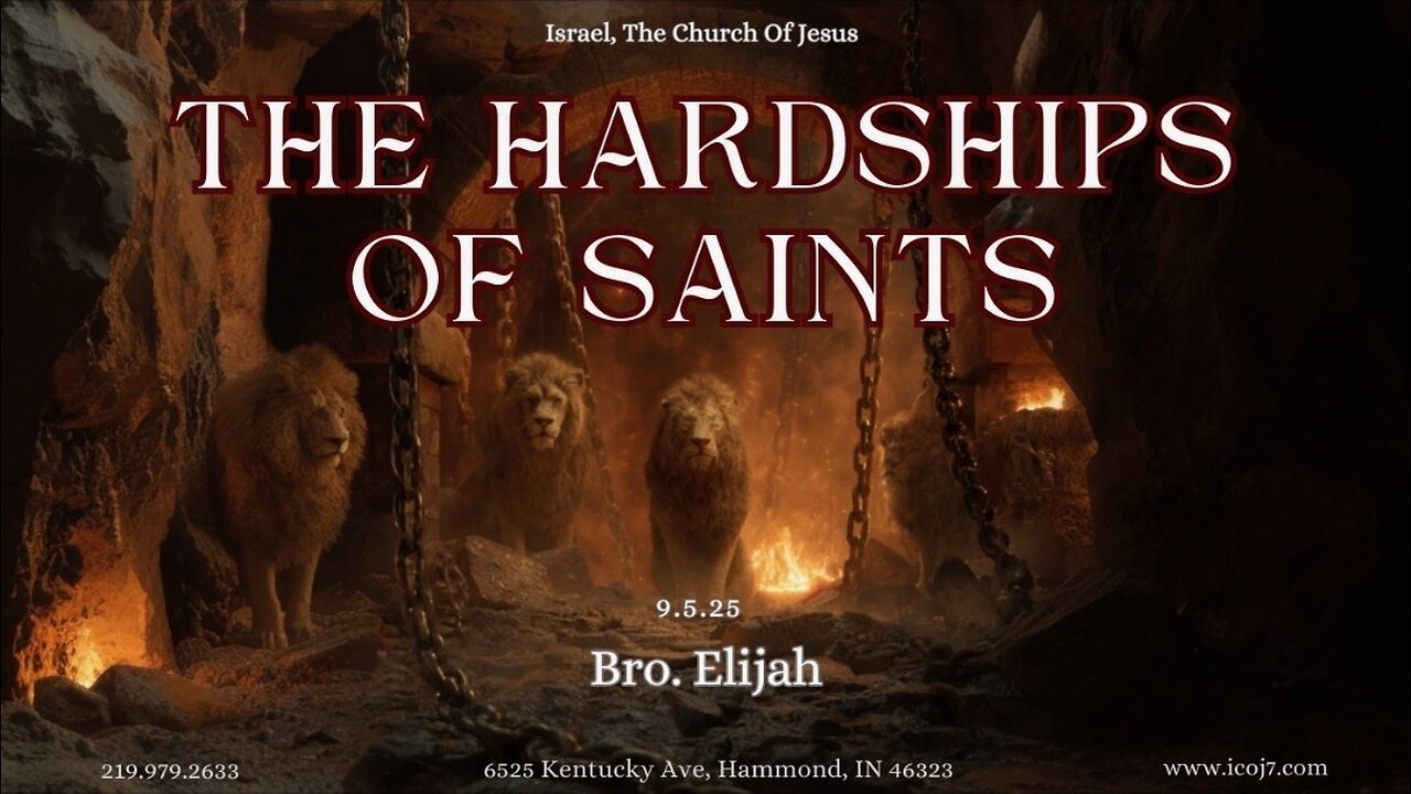 THE HARDSHIPS OF SAINTS