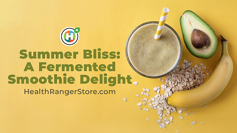 Summer Bliss: A Fermented Smoothie Delight