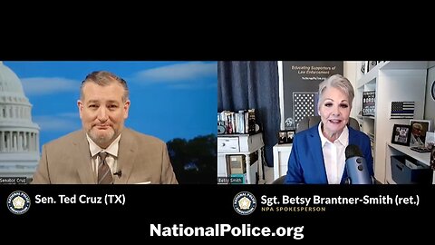 National Police Association Podcast with Guest, Ted Cruz