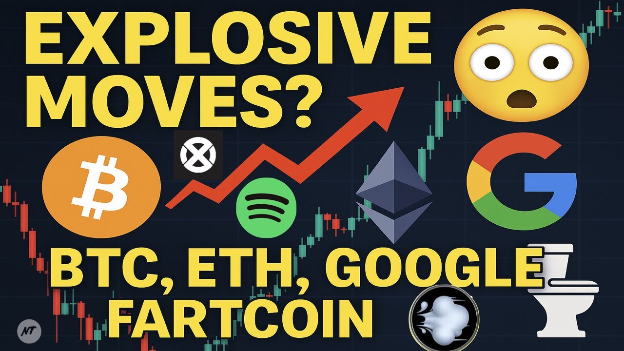 Explosive Moves Incoming? Bitcoin, Google, Fartcoin & Ethereum Chart Analysis