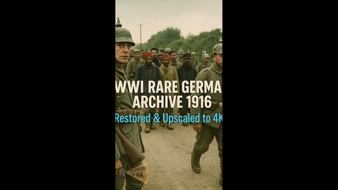 High Above the Front: WW1 German Zeppelin Archive Restored in 4K! 🚁✨