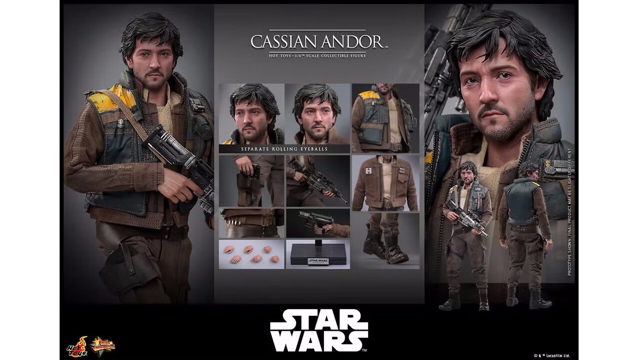 Star Wars Andor - Cassian Andor 1/6 Scale Collectible Figure [by Hot Toys]