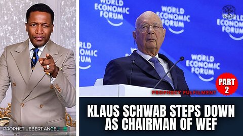 KLAUS SCHWAB Steps Down From WEF _ Prophet Uebert Angel