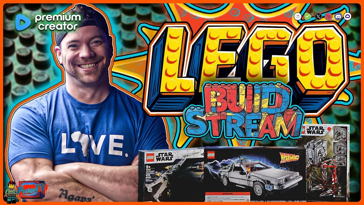 ⭕ LEGO Build Stream | Back to the Future Build | War Bricks Sponsor