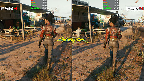 AMD FSR 3 VS FSR 4 MOD | RX 7900 XTX | Cyberpunk 2077, Path Tracing, 4K