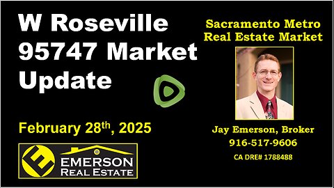 Roseville 95747 Real Estate Market Update