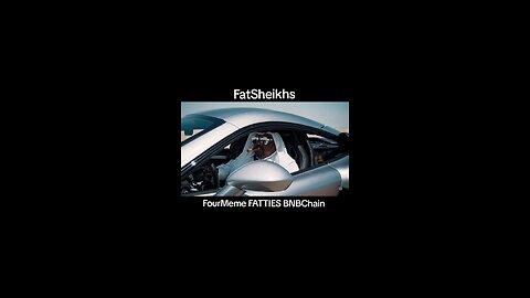 Fat Sheikh driving in Dubai