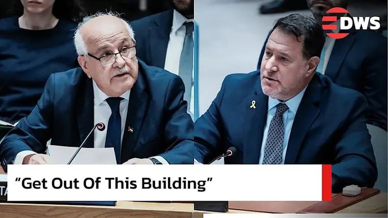 Israel and Palestinian Envoys Clash at UN Security Council Meeting Over Gaza