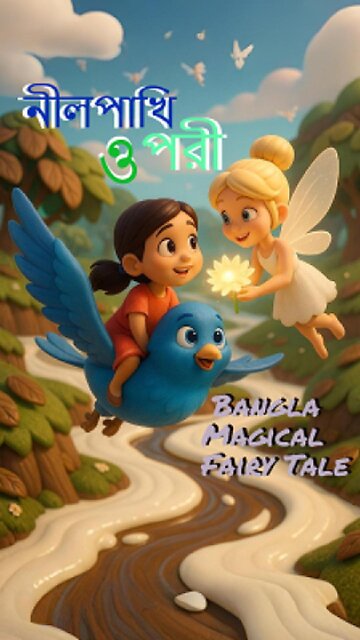 নীলপাখি ও দুধের পরী বাংলা Bangla Magical Fairy Tale for Kids