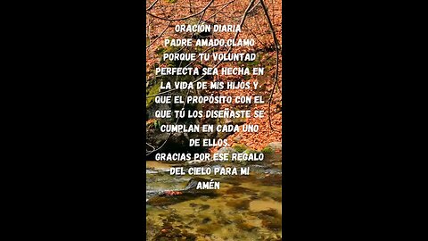 Oración Diaria por nuestros hijos 🙏
