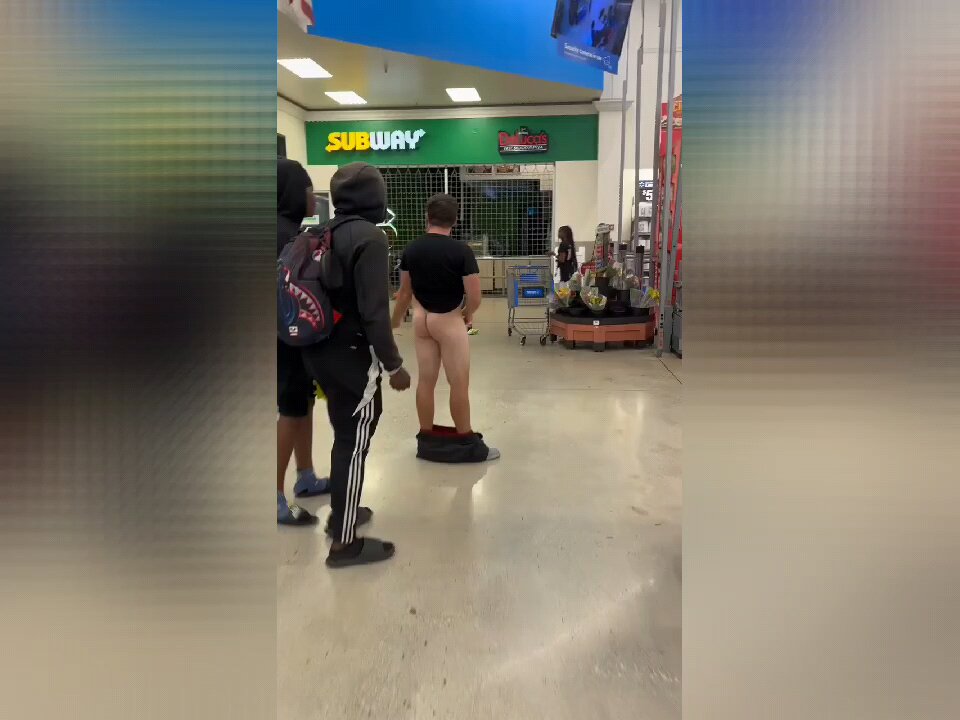 Dude Gets His Azz Beat By Every Walmart Customer After Pulled Down His Clothes In Public