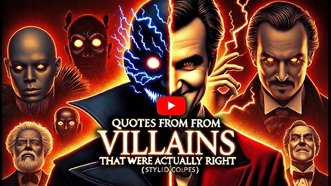 QOUTES FROM VILLAINS THAT WERE COMPLETELY RIGHT