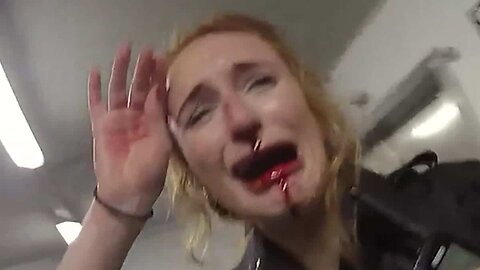Police beaten the fuck up at Manchester Airport