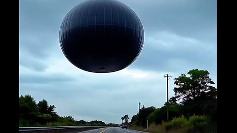 Lafayette, LA--Black Orb Makes Driver Slow Down (8/12/25)