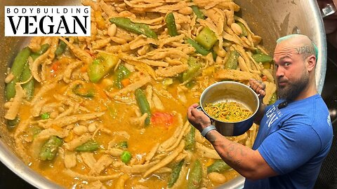 67g VEGAN PROTEIN - DELICIOUS, EASY SAY GRACE STEW | TheBodyBuildingVegan 