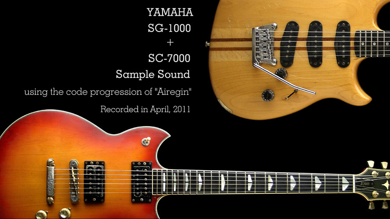 YAMAHA SG-1000 + SC-7000 Sample Sound