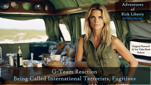 E403 GTeam International Fugitive Terrorists Reaction to Channel86 Breaking News Rick Liberty