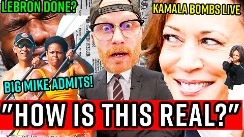 Kamala Charges $25 for Zoom Speech?! | LeBron Done? | Big Mike Theory STRIKES Again 😂