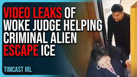 VIDEO LEAKS of Woke Judge HELPING Criminal Alien ESCAPE ICE