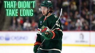It took just 1 game to see why the Wild traded for Quinn Hughes