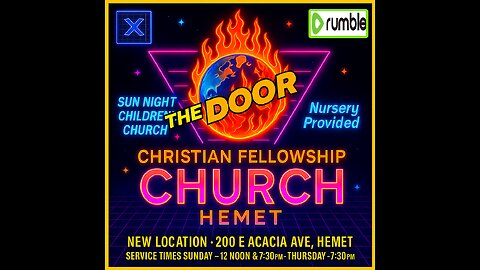 The Door Christian Fellowship Hemet thurs Night 7:30PM